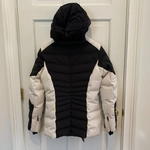 KJUS Women's Duana Down Ski Jacket - 36 Small US - Black / White EUC! - Picture 8 of 16